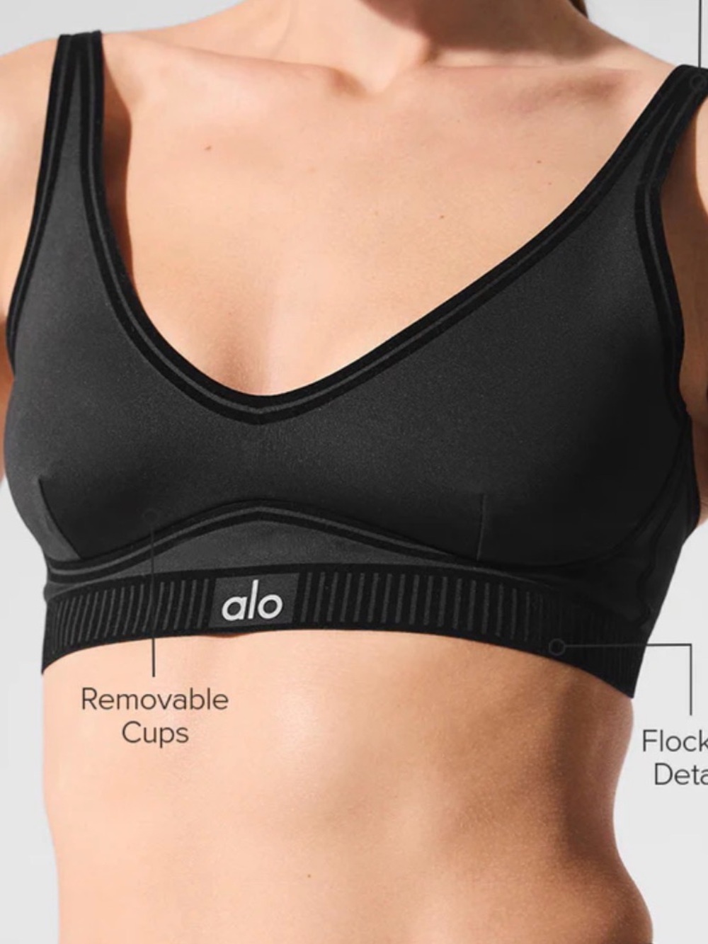 Alo Yoga Airlift Line Up Bra-New-S-Athletic-Athleisure - Picture 2 of 5